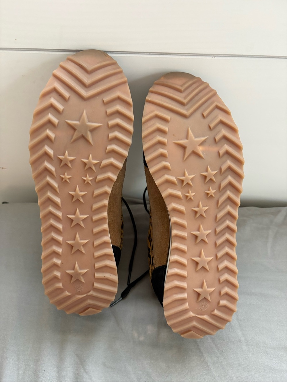 NWOB Myra Bag Velocity Leopard Hairon Leather Sneakers - Picture 6 of 6